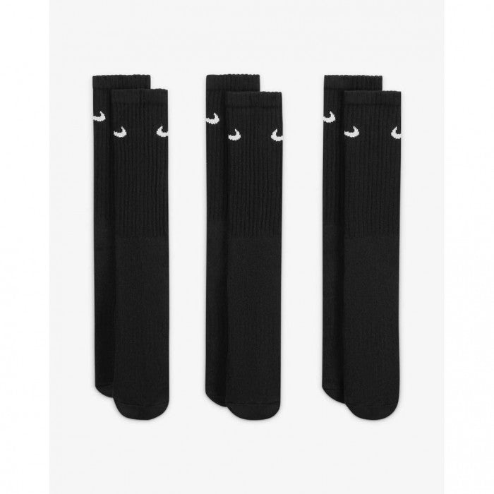 Front - Nike Unisex Adult Training Crew Socks (Pack of 3)