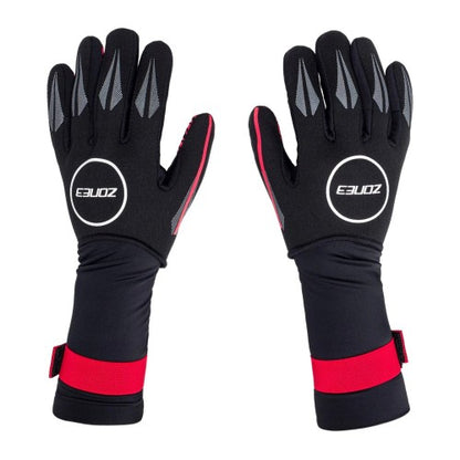 Front - Zone3 Unisex Adult Neoprene Swimming Gloves