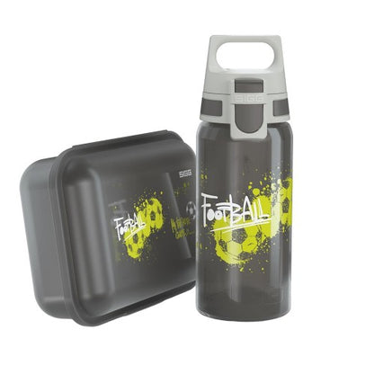 Front - Sigg Viva Football Lunch Box & Bottle