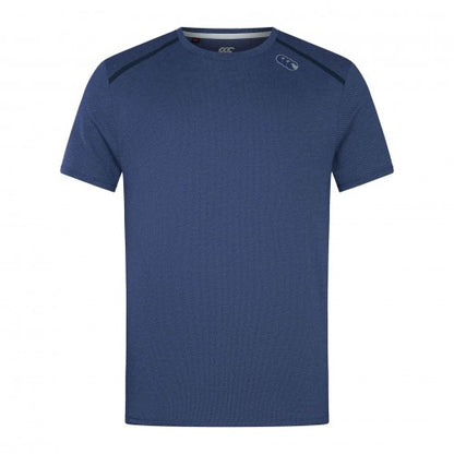 Front - Canterbury Mens Marl Polycotton Training T-Shirt