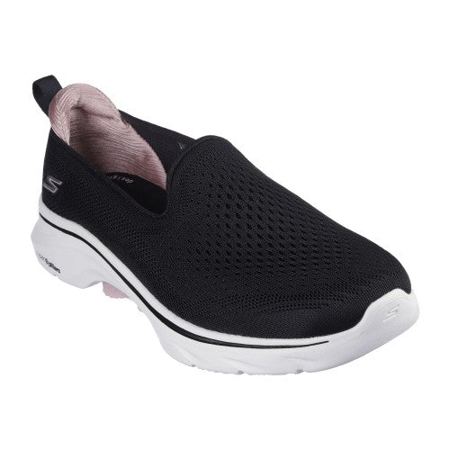 Front - Skechers Womens/Ladies Go Walk 7 Slip-on Trainers
