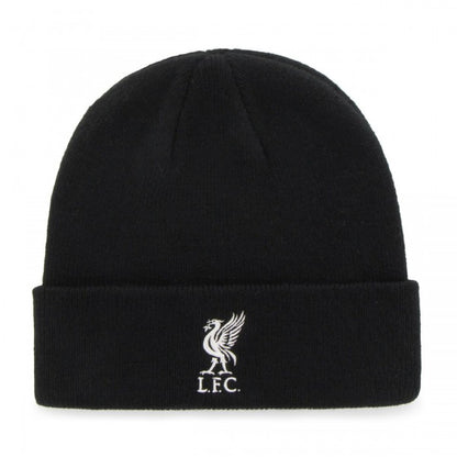 Front - 47 Childrens/Kids Liverpool FC Knitted Cuffed Beanie