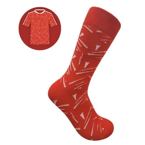 Front - Liverpool FC Mens SicSock Retro Socks