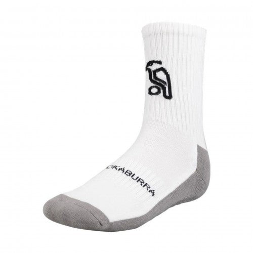 Front - Kookaburra Unisex Adult Grip Cricket Crew Socks