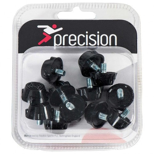 Front - Precision Ultra Flat Rubber Football Studs (Pack Of 12)