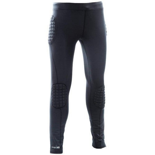 Front - Precision Unisex Adult Padded Baselayer Goalkeeper Thermal Leggings