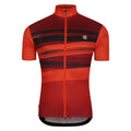 Front - Dare 2B Mens Pedal Tread Pattern AEP Short-Sleeved Jersey