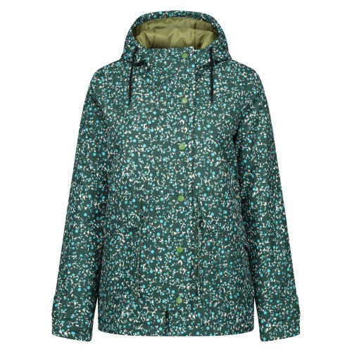 Front - Regatta Womens/Ladies Orla Kiely Swing Berry Bubble Waterproof Jacket