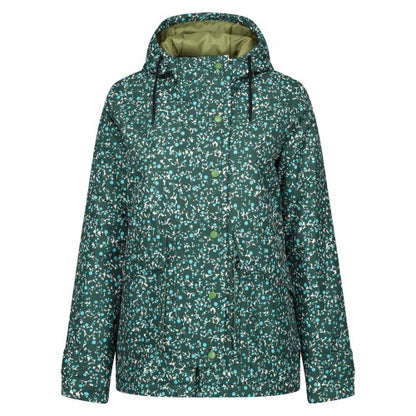 Front - Regatta Womens/Ladies Orla Kiely Swing Berry Bubble Waterproof Jacket