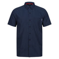 Front - Regatta Mens Mindano VIII Patterned Short-Sleeved Shirt