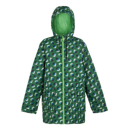 Front - Regatta Womens/Ladies Orla Kiely Elm Leaf Quilted Mid Length Jacket