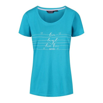 Front - Regatta Womens/Ladies Filandra III Graphic Print Coolweave T-Shirt