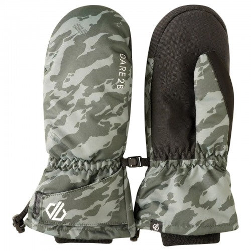 Front - Dare 2B Mens Veracity II Geo Camo Ski Gloves