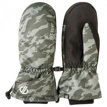 Front - Dare 2B Mens Veracity II Geo Camo Ski Gloves