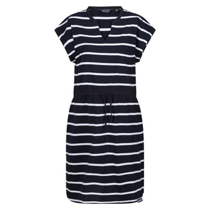 Front - Regatta Womens/Ladies Bayletta Striped Midi Dress