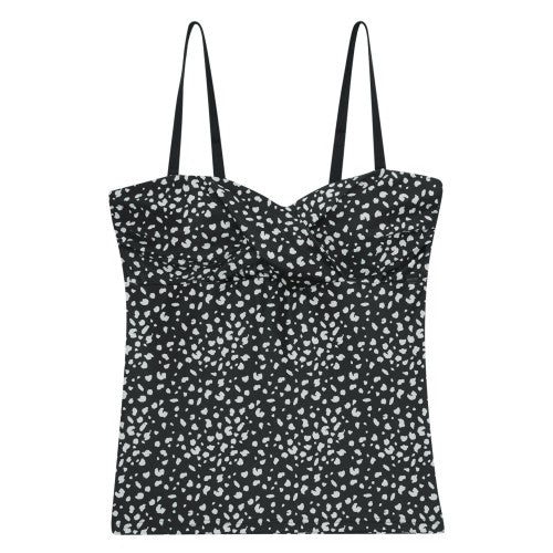 Front - Regatta Womens/Ladies Aceana III Polka Dot Tankini Top