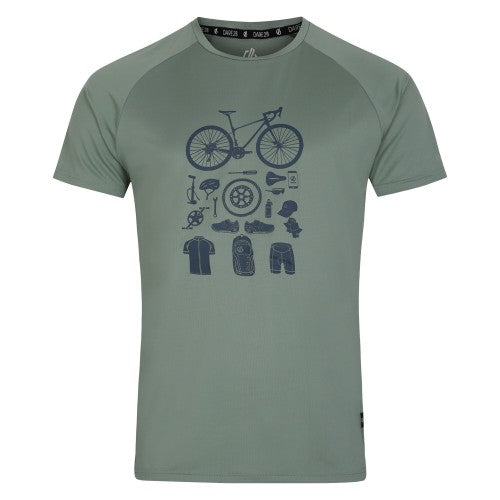 Front - Dare 2B Mens Tech Cycle T-Shirt