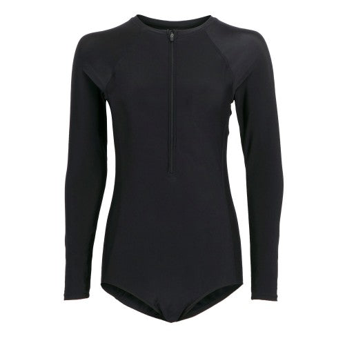 Front - Regatta Womens/Ladies Willowfield Long-Sleeved One Piece Swimsuit