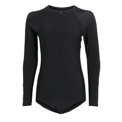 Front - Regatta Womens/Ladies Willowfield Long-Sleeved One Piece Swimsuit