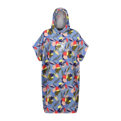 Front - Regatta Unisex Adult Abstract Floral Hooded Towel