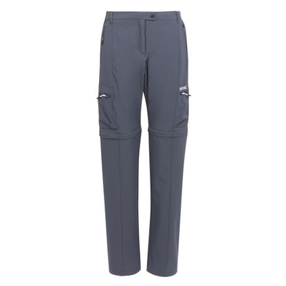 Front - Regatta Womens/Ladies Travel Light Packaway Trousers