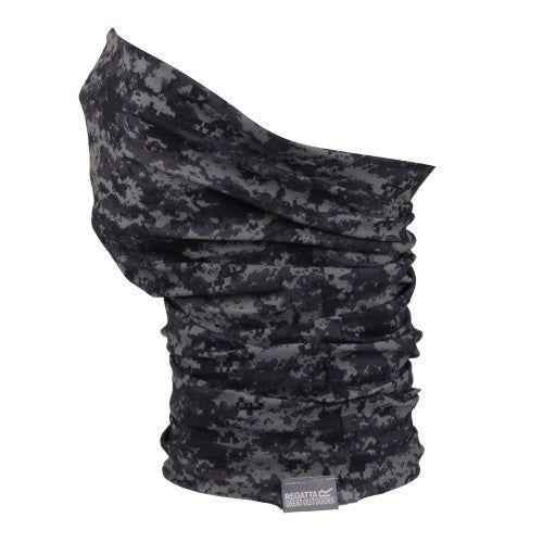 Front - Regatta Unisex Adult Multitube Pixel Camo Multiway Snood