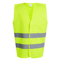 Front - Regatta Unisex Adult Printable Hi-Vis Vest