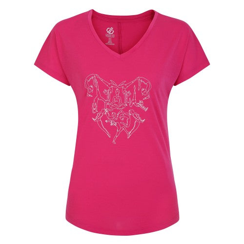 Front - Regatta Womens/Ladies Calm Yoga Pose T-Shirt