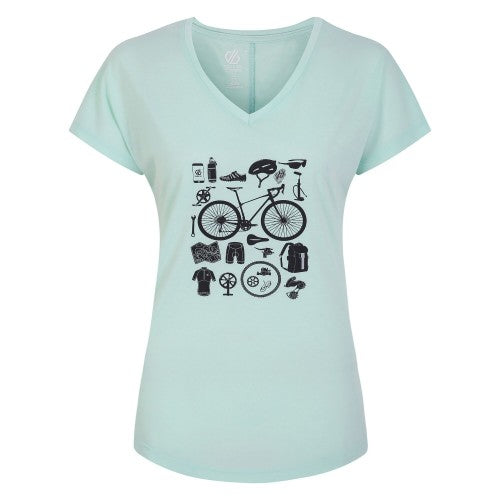 Front - Regatta Womens/Ladies Calm Bicycle T-Shirt