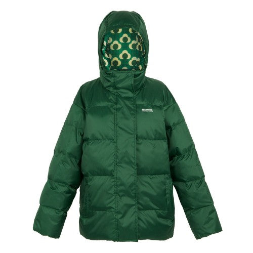 Front - Regatta Womens/Ladies Orla Kiely Rain Cloud Padded Jacket