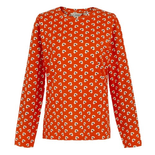 Front - Regatta Womens/Ladies Orla Kiely Clover Long-Sleeved Winter T-Shirt