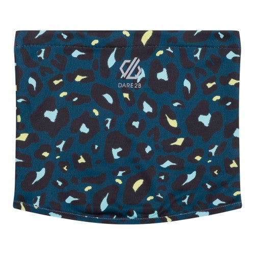 Front - Dare 2B Childrens/Kids Frequent Cheetah Print Neck Gaiter
