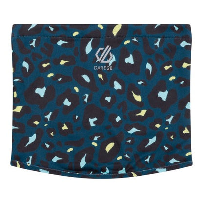 Front - Dare 2B Childrens/Kids Frequent Cheetah Print Neck Gaiter