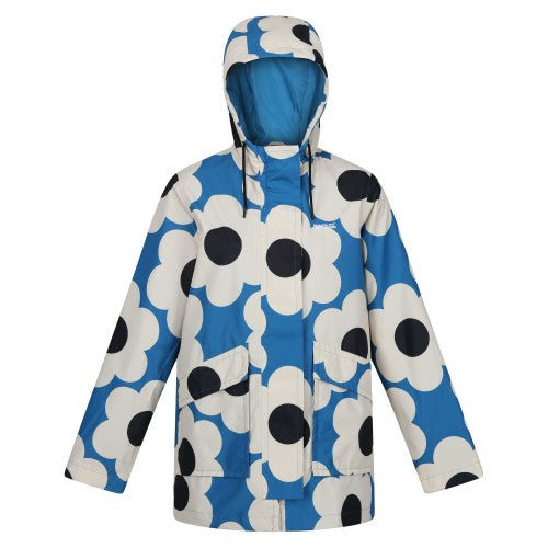 Front - Regatta Womens/Ladies Orla Kiely Swing II Sixties Daisy Waterproof Jacket