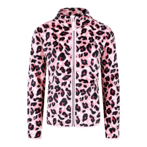 Front - Dare 2B Childrens/Kids Zesty Cheetah Print Fleece Jacket