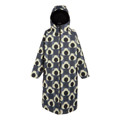 Front - Regatta Womens/Ladies Orla Kiely Rain Cloud Changing Robe