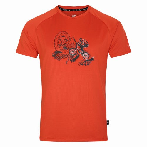 Front - Regatta Mens Tech Mountain Bike T-Shirt