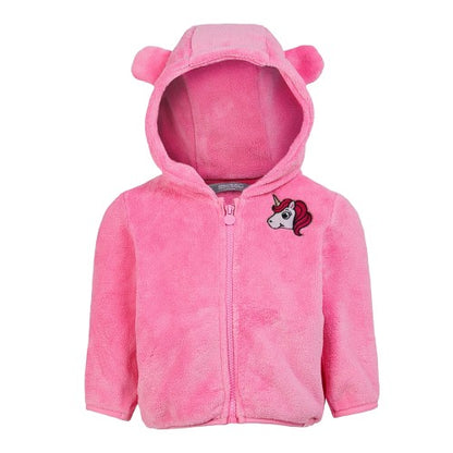 Front - Regatta Childrens/Kids Luna The Unicorn Fleece Jacket