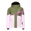 Front - Dare 2B Childrens/Kids Humour III Leopard Print Ski Jacket