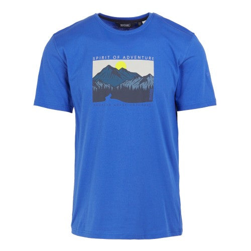 Front - Regatta Mens Cline IX Sunrise T-Shirt