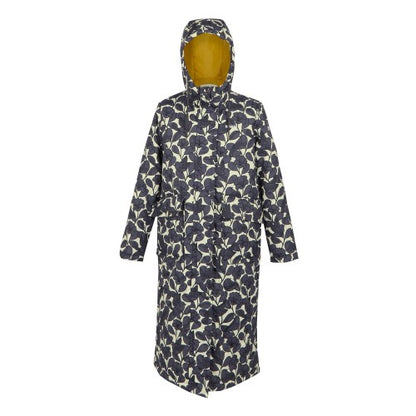 Front - Regatta Womens/Ladies Orla Kiely Birdy Quilted Long Jacket