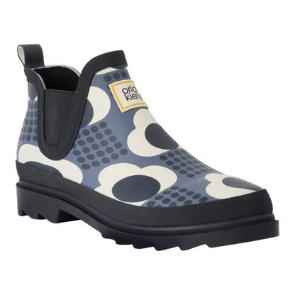 Front - Regatta Womens/Ladies Orla Kiely Rain Cloud Mid Cut Wellington Boots