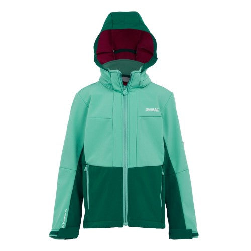 Front - Regatta Childrens/Kids Haydenbury II Soft Shell Jacket