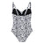 Front - Regatta Womens/Ladies Sakari Large Floral Tummy Control One Piece Swimsuit