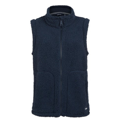 Front - Regatta Womens/Ladies Calmry Borg Fleece Lined Gilet