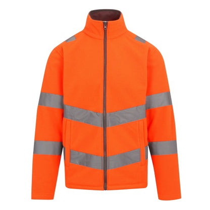 Front - Regatta Professional Unisex Adult High-Vis Fleece Jacket