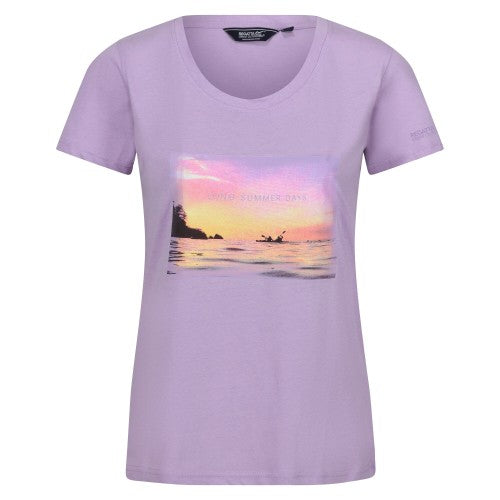 Front - Regatta Womens/Ladies Filandra III Look At The Stars T-Shirt