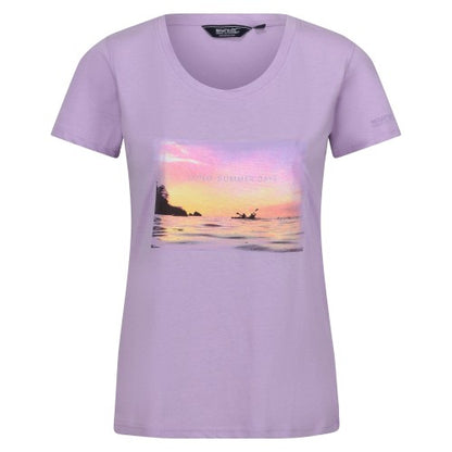 Front - Regatta Womens/Ladies Filandra III Look At The Stars T-Shirt