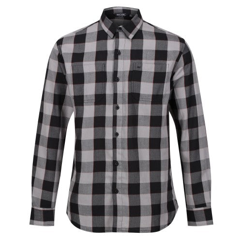 Front - Regatta Mens Lance Bold Check Shirt