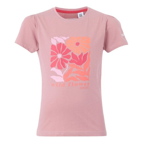 Front - Regatta Childrens/Kids Bosley VIII Wild Flowers T-Shirt